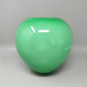 1960s Gorgeous Green Vase by Ind. Vetraria Valdarnese. Made in Italy