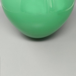 1960s Gorgeous Green Vase by Ind. Vetraria Valdarnese. Made in Italy