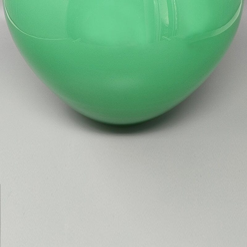 1960s Gorgeous Green Vase by Ind. Vetraria Valdarnese. Made in Italy