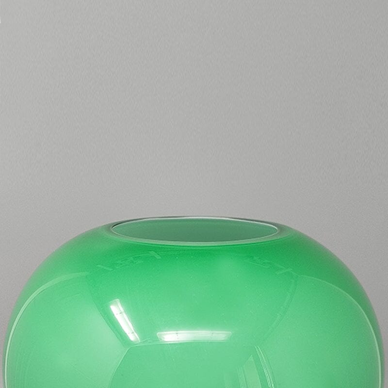 1960s Gorgeous Green Vase by Ind. Vetraria Valdarnese. Made in Italy