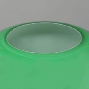 1960s Gorgeous Green Vase by Ind. Vetraria Valdarnese. Made in Italy