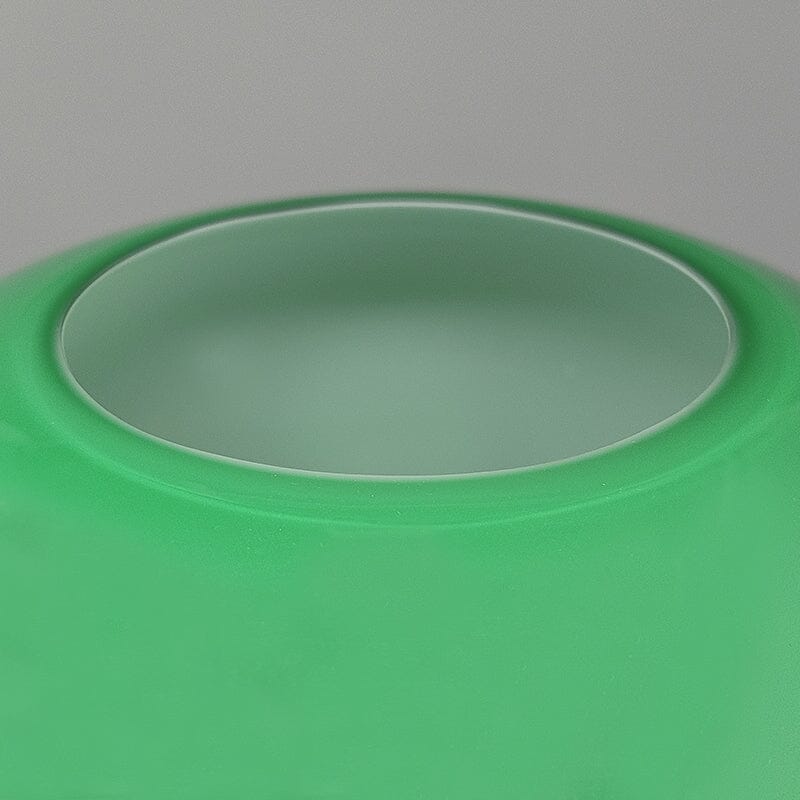 1960s Gorgeous Green Vase by Ind. Vetraria Valdarnese. Made in Italy