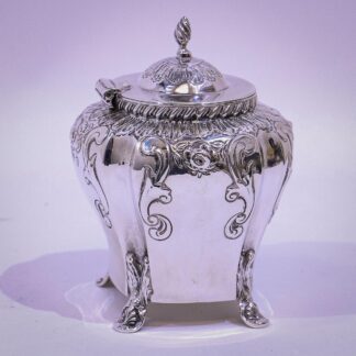Victorian Silver Tea Caddy