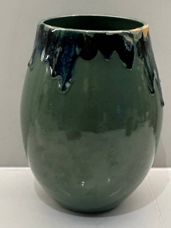 Contemporary Glazed Ceramic Rustic Pottery Vase