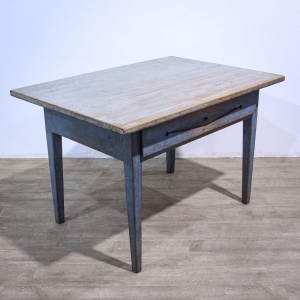 Blue Painted Scandinavian Kitchen Table