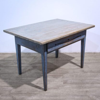 Blue Painted Scandinavian Kitchen Table