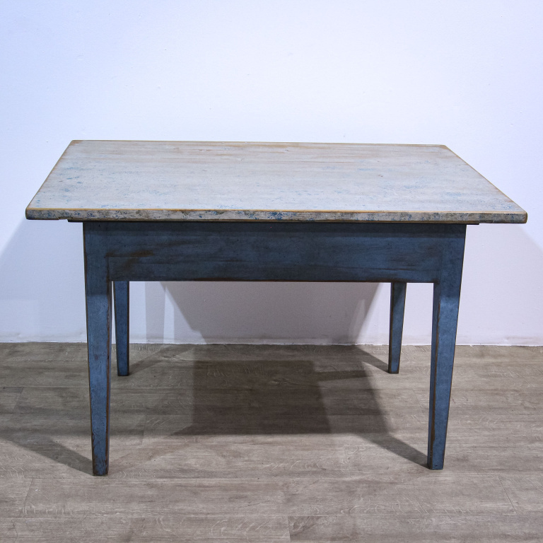 Blue Painted Scandinavian Kitchen Table - Image 6