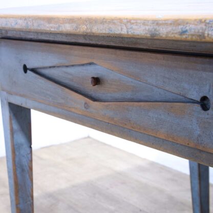 Blue Painted Scandinavian Kitchen Table - Image 11
