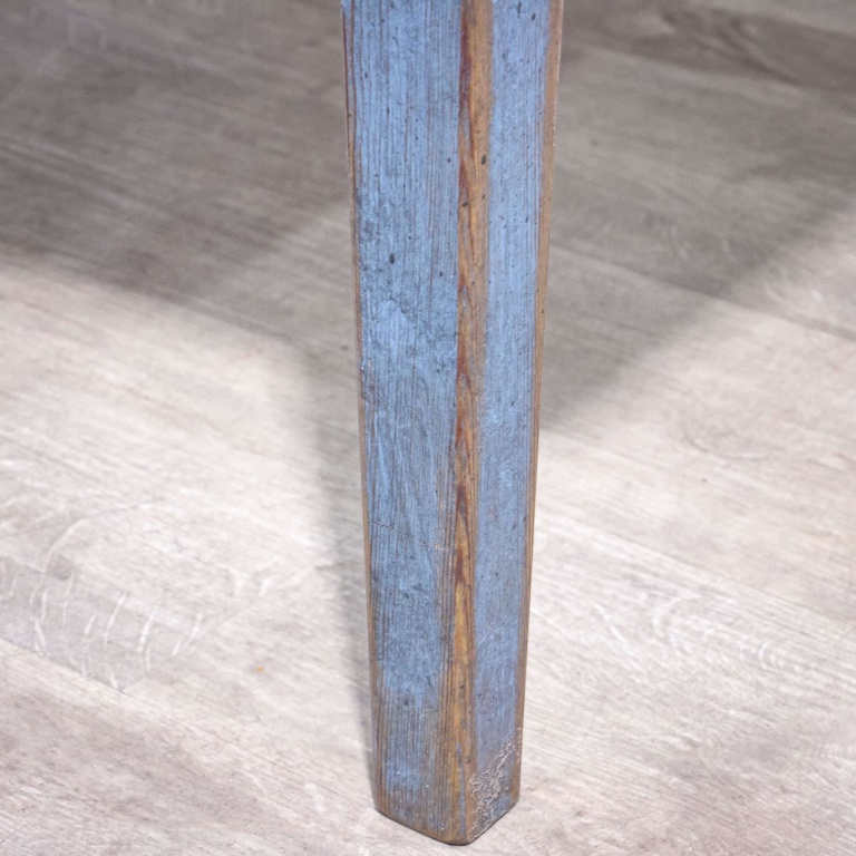 Blue Painted Scandinavian Kitchen Table - Image 9