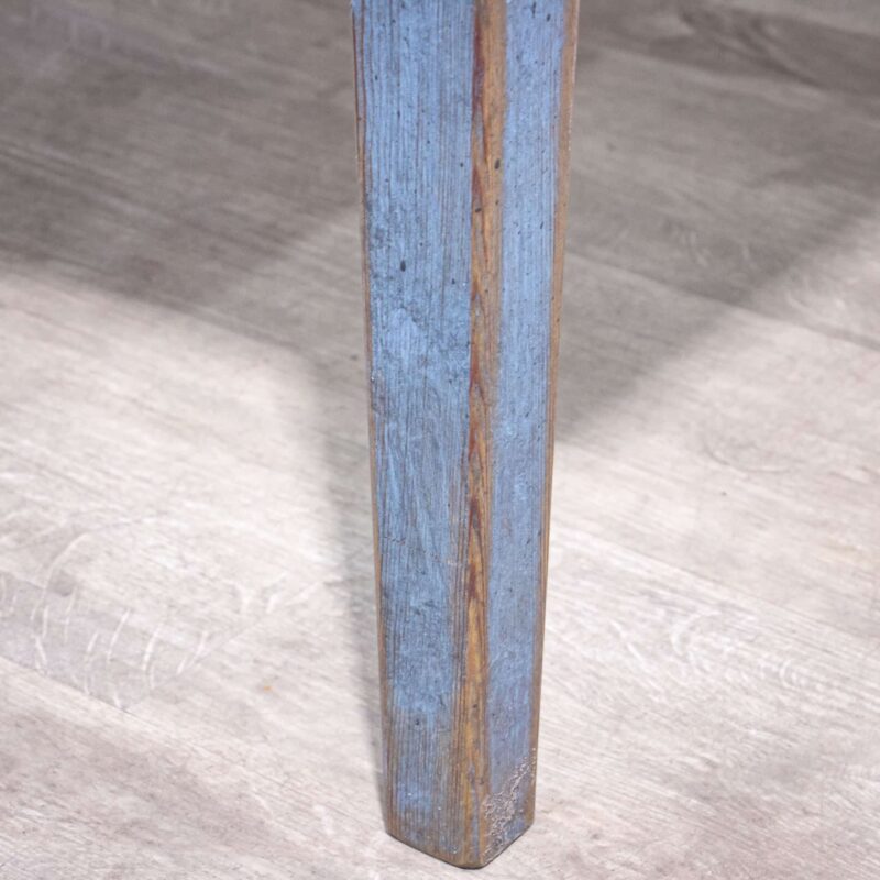 Blue Painted Scandinavian Kitchen Table