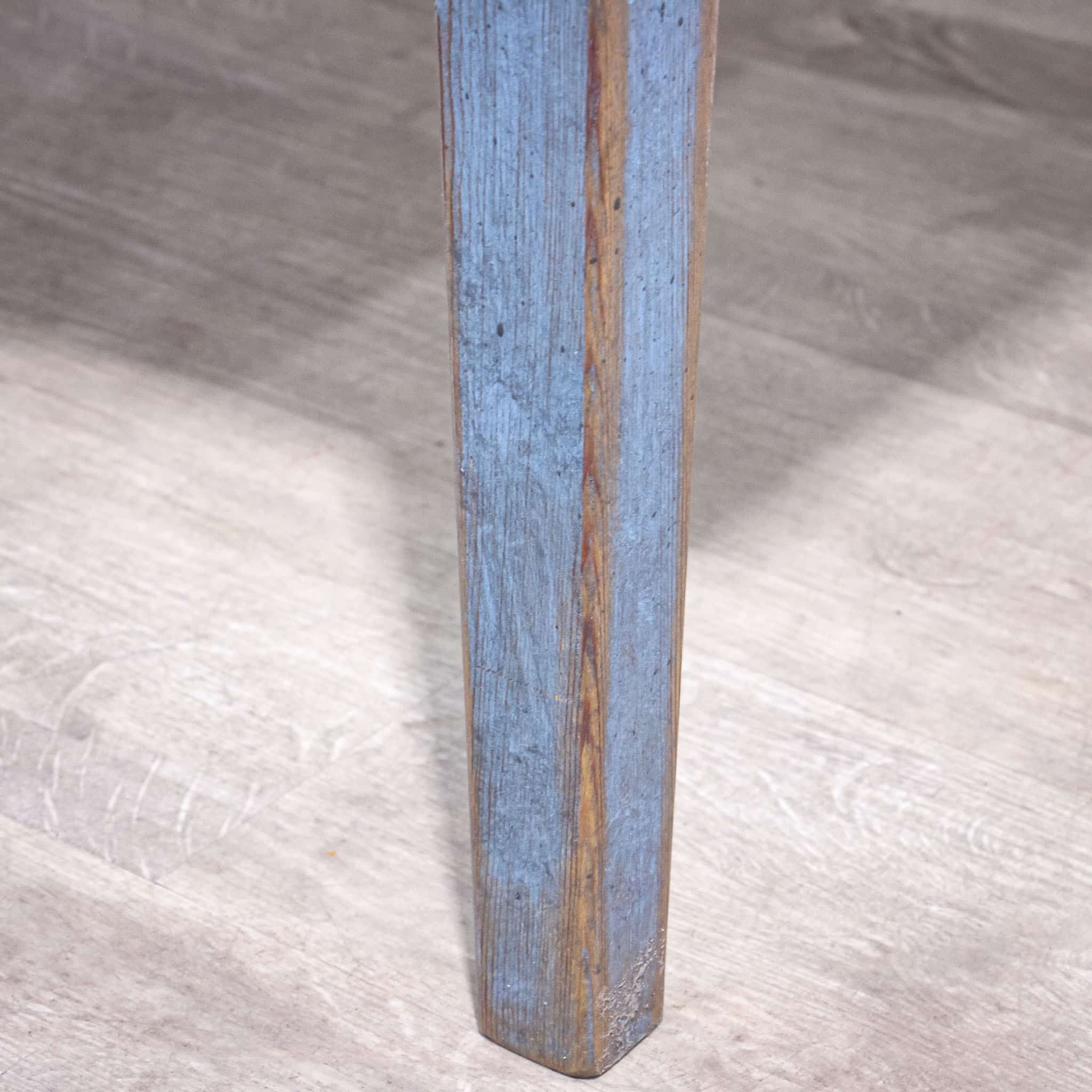 Blue Painted Scandinavian Kitchen Table