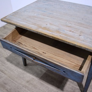Blue Painted Scandinavian Kitchen Table