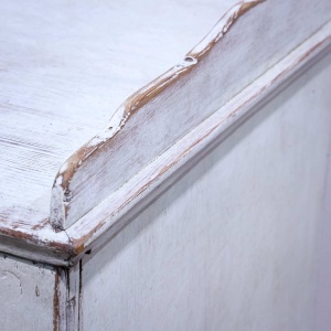 Painted Two Door Gustavian Style Cupboard