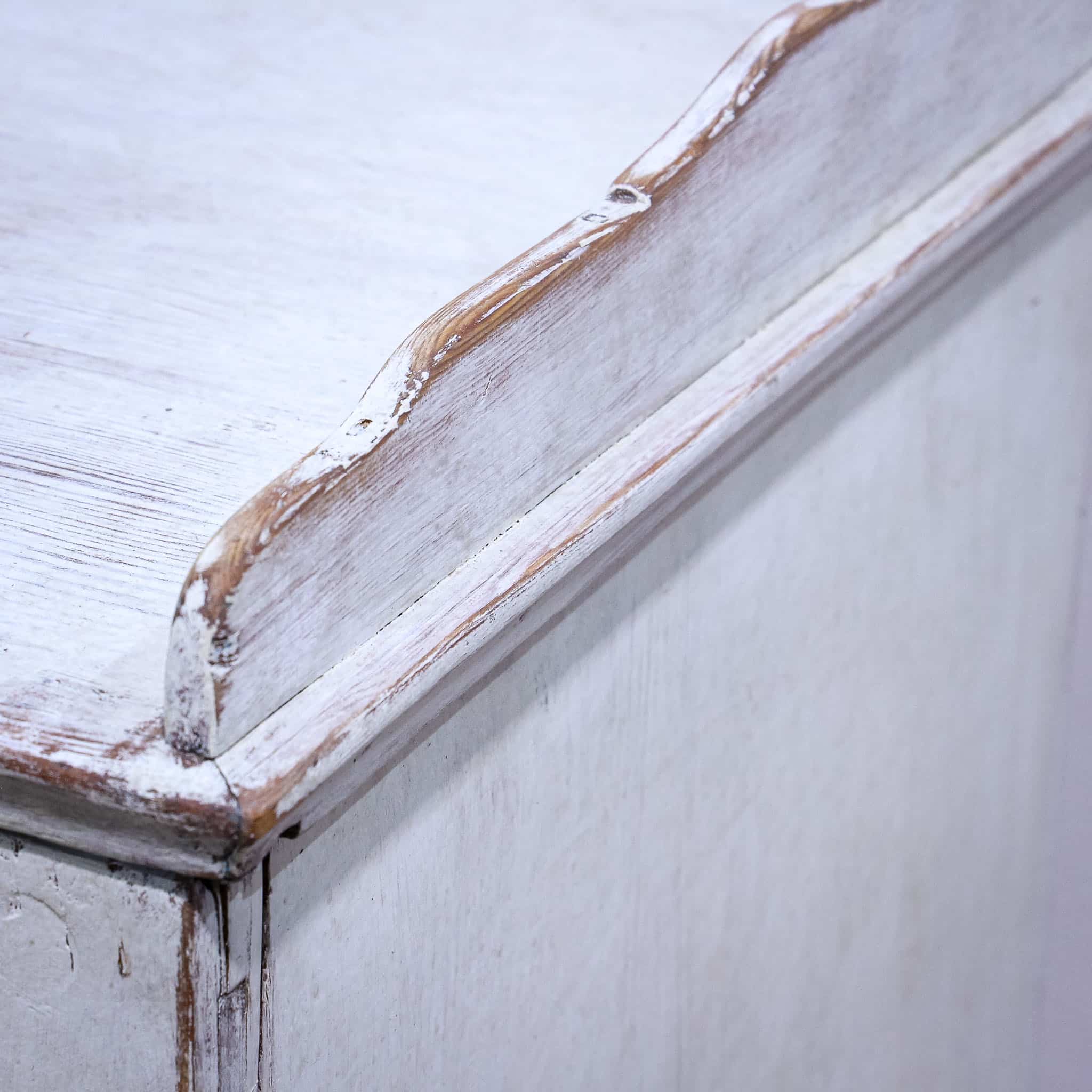 Painted Two Door Gustavian Style Cupboard