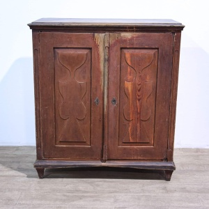 Scandinavian Painted Two Door Cupboard
