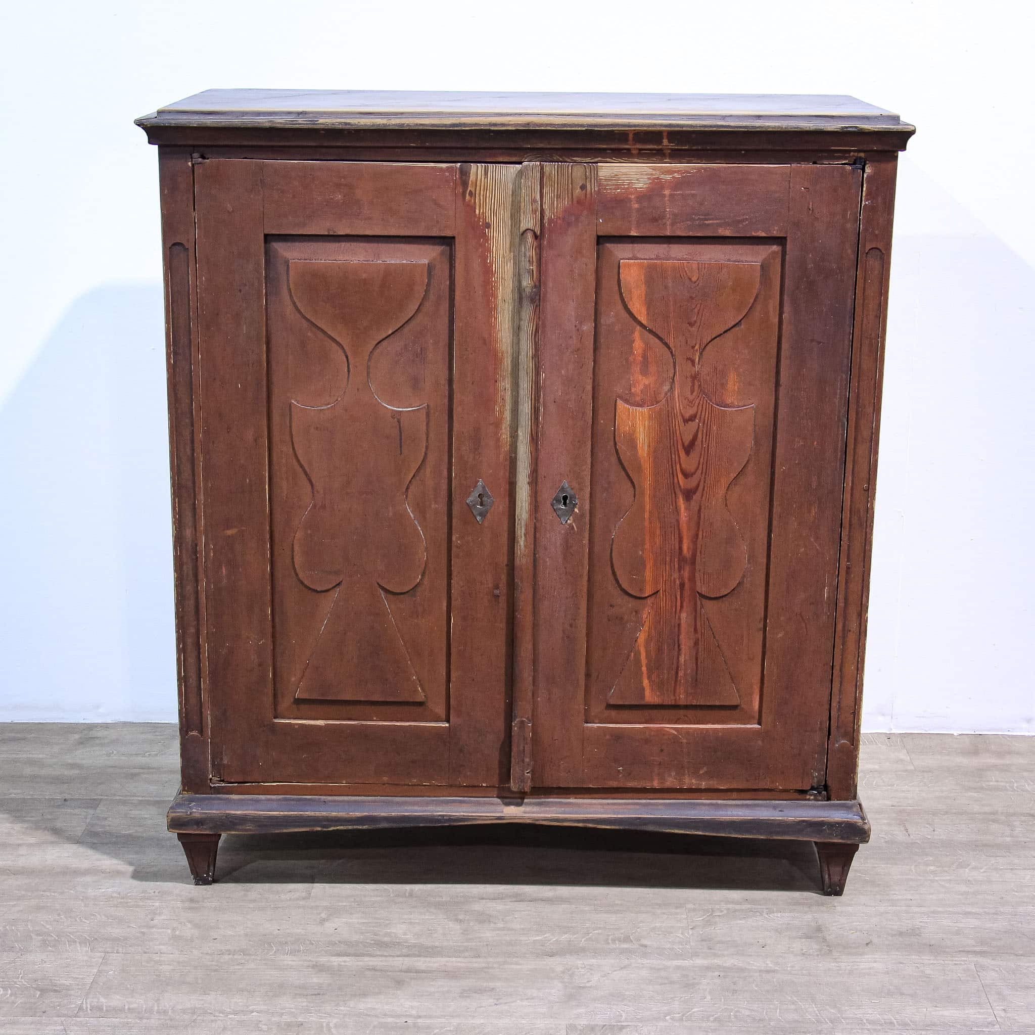 Scandinavian Painted Two Door Cupboard