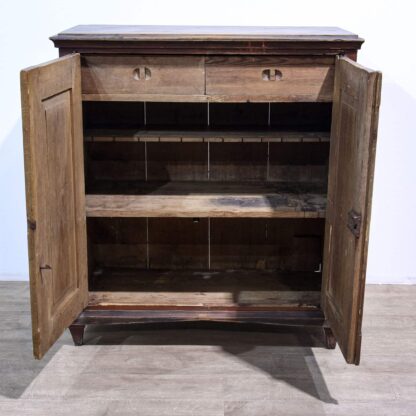Scandinavian Painted Two Door Cupboard - Image 4