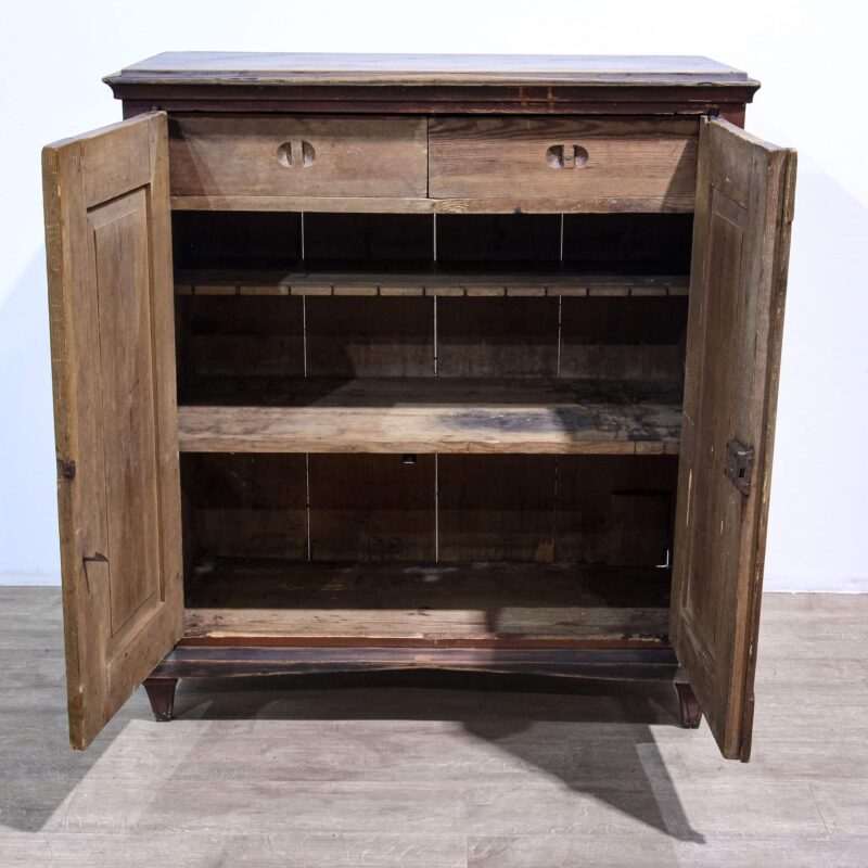 Scandinavian Painted Two Door Cupboard