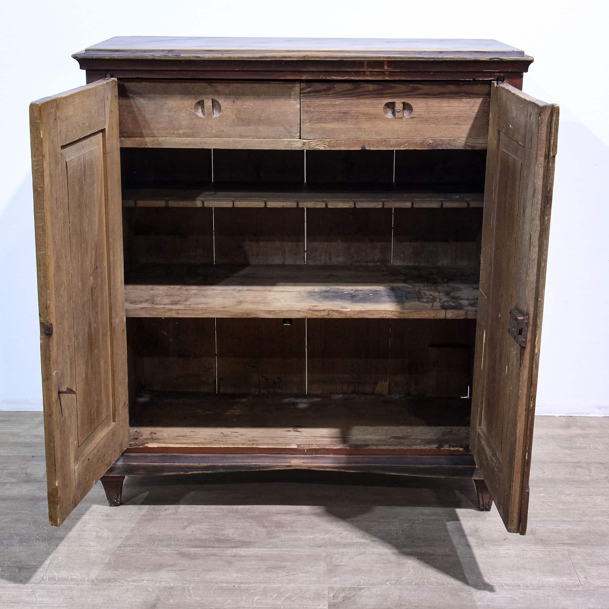 Scandinavian Painted Two Door Cupboard