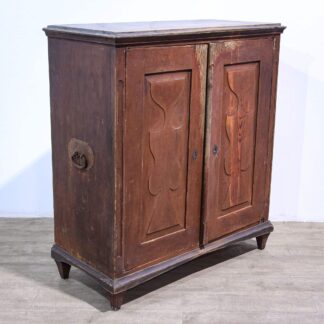 Scandinavian Painted Two Door Cupboard
