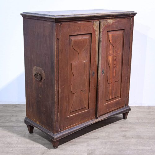 Scandinavian Painted Two Door Cupboard