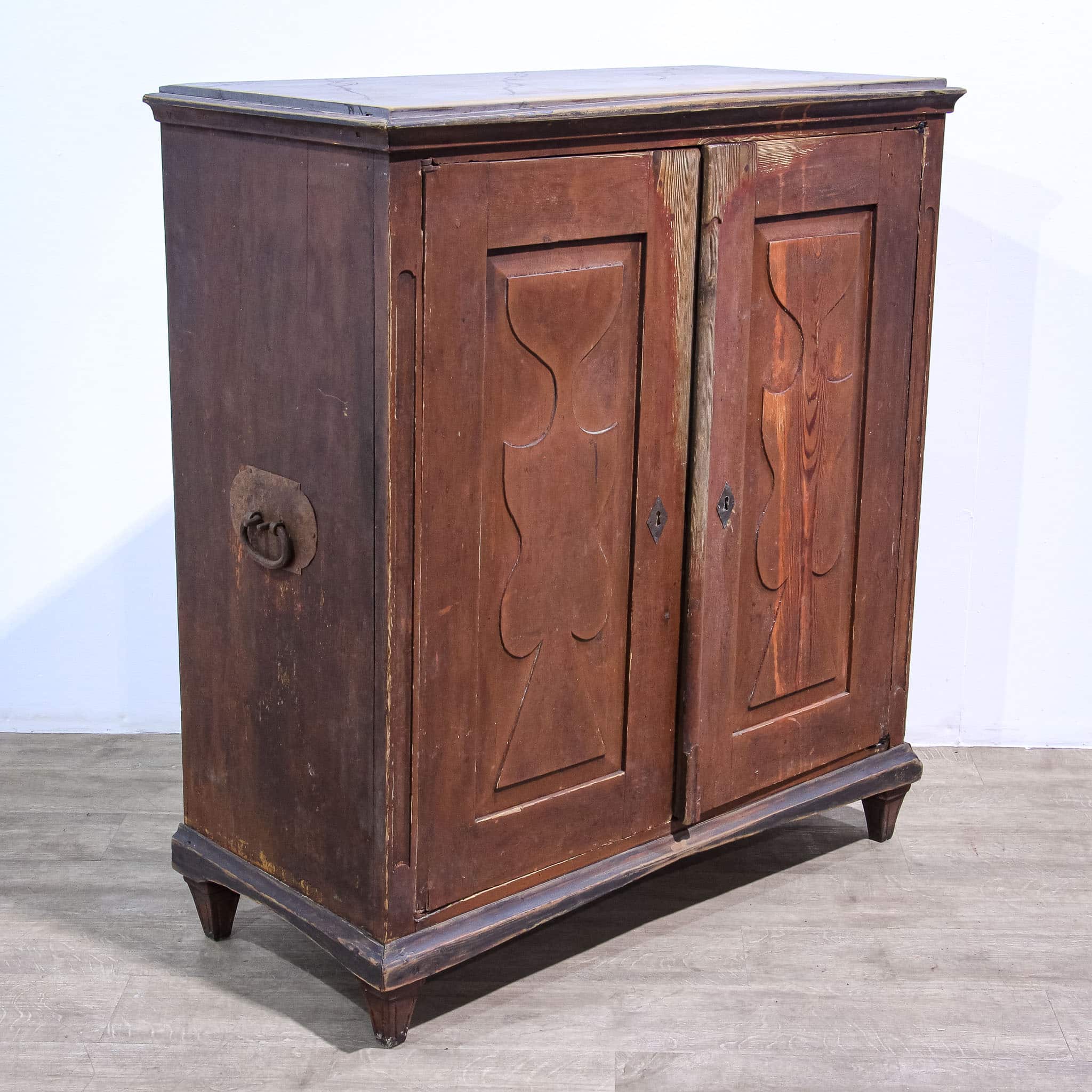 Scandinavian Painted Two Door Cupboard