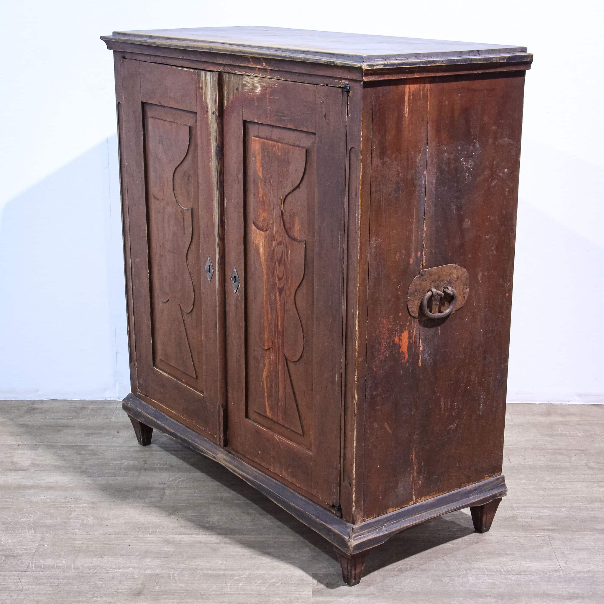 Scandinavian Painted Two Door Cupboard