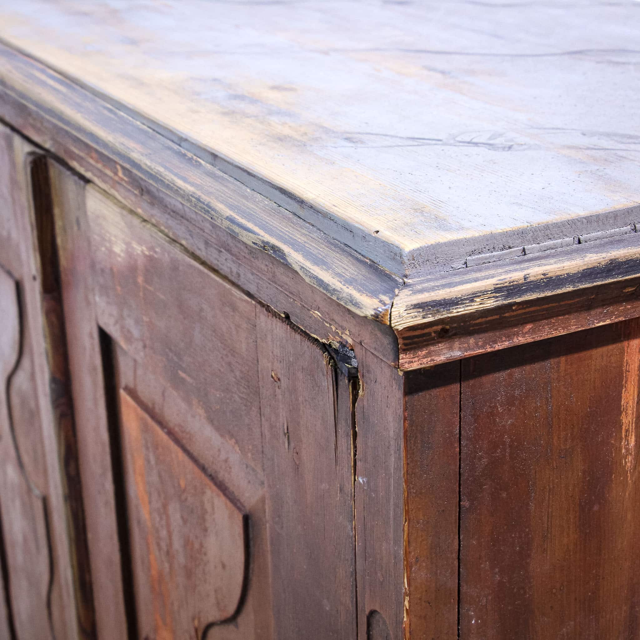 Scandinavian Painted Two Door Cupboard
