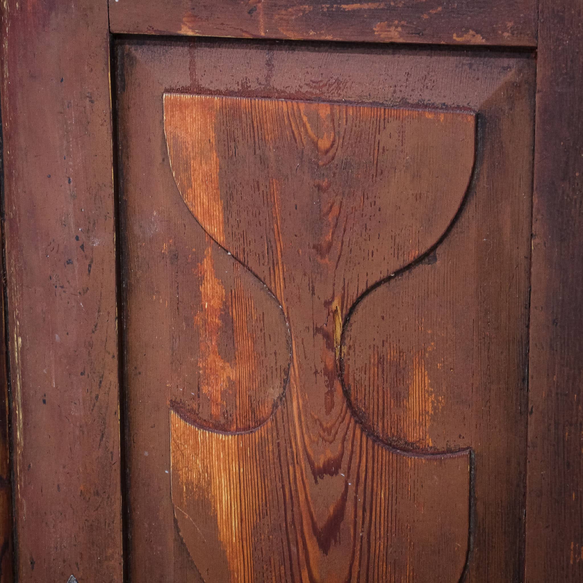 Scandinavian Painted Two Door Cupboard