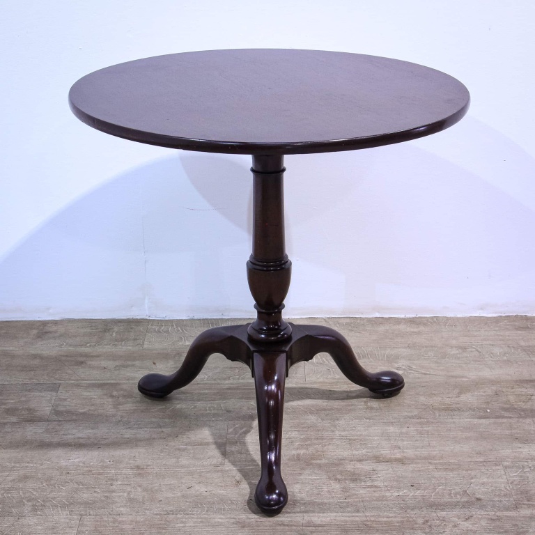 George II Mahogany Tripod Table with Tilt Mechanism