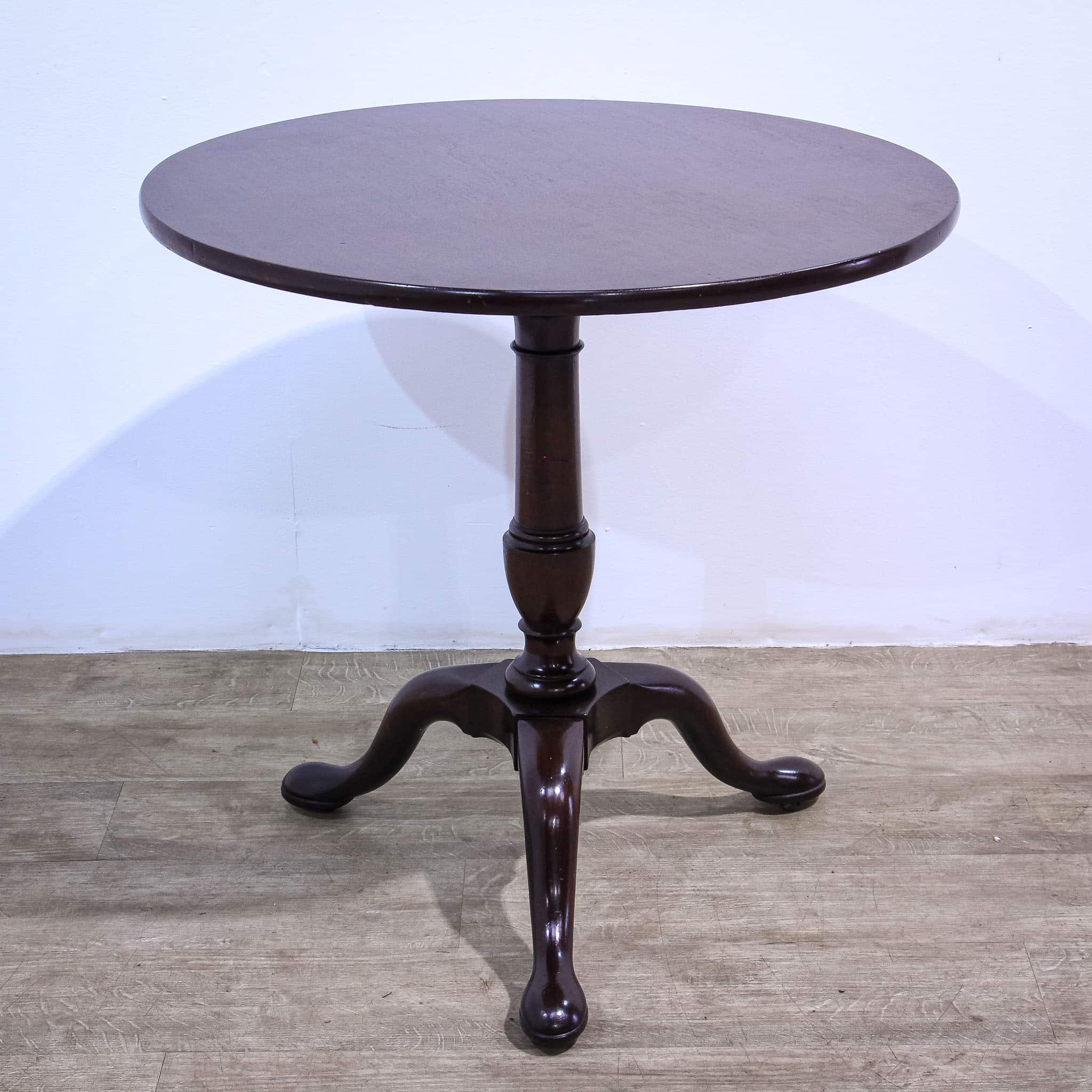 George II Mahogany Tripod Table with Tilt Mechanism