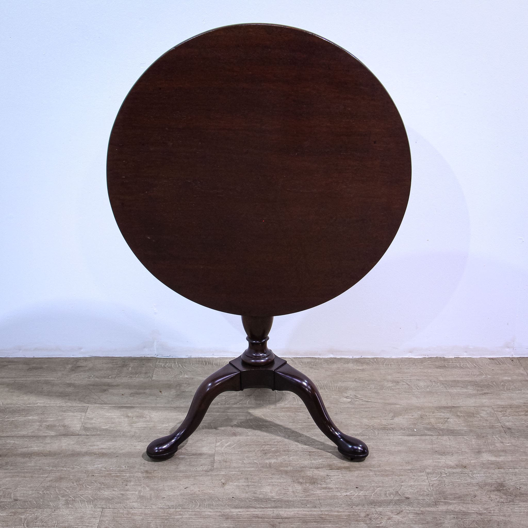George II Mahogany Tripod Table with Tilt Mechanism