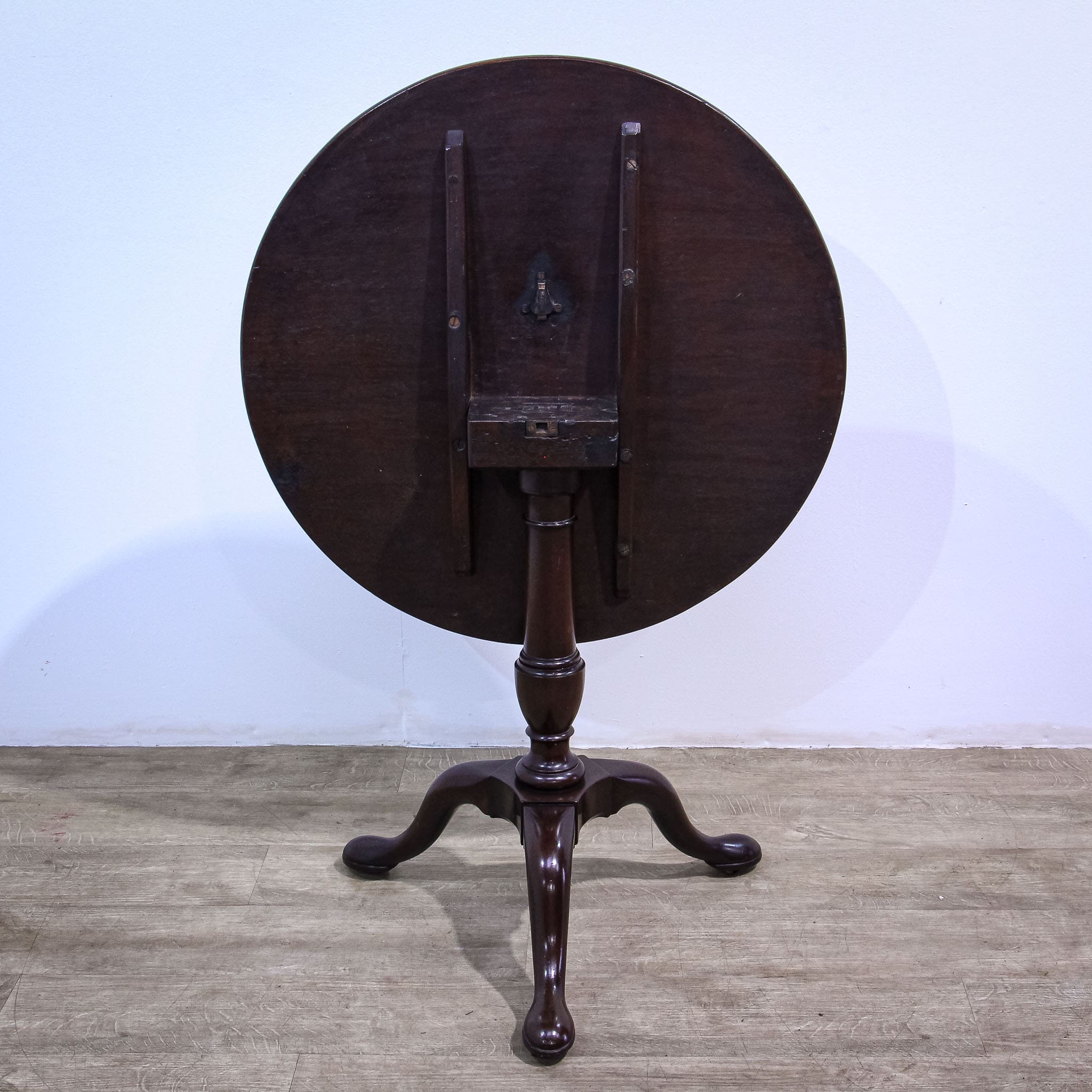 George II Mahogany Tripod Table with Tilt Mechanism