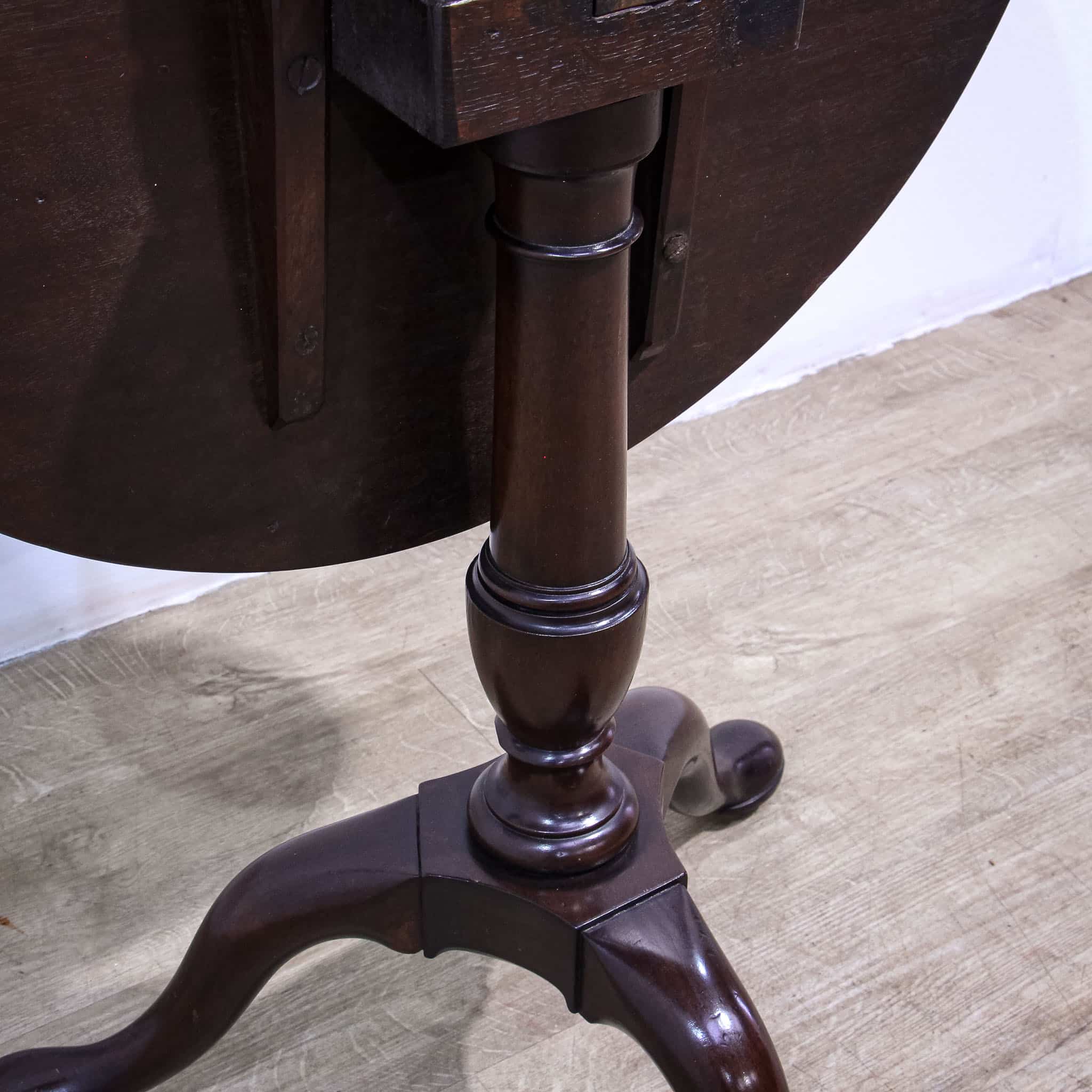 George II Mahogany Tripod Table with Tilt Mechanism