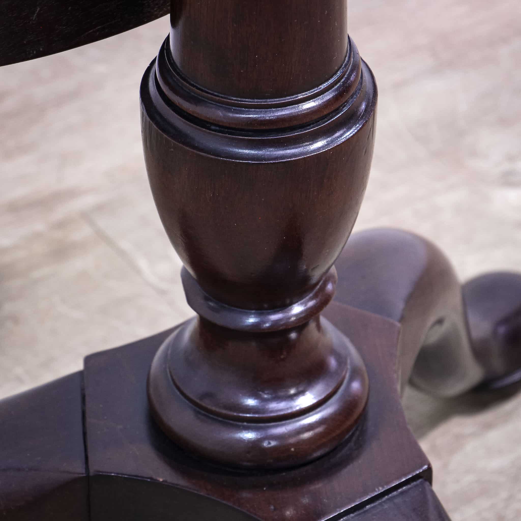 George II Mahogany Tripod Table with Tilt Mechanism