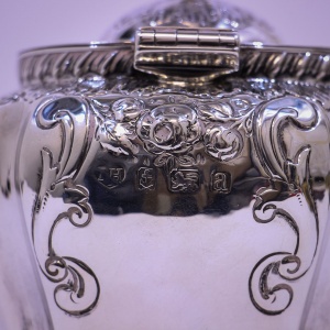 Victorian Silver Tea Caddy
