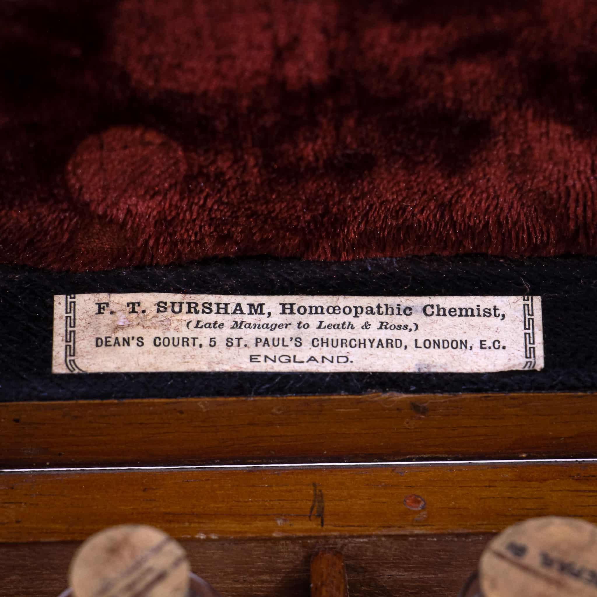 Victorian Homeopathy Box
