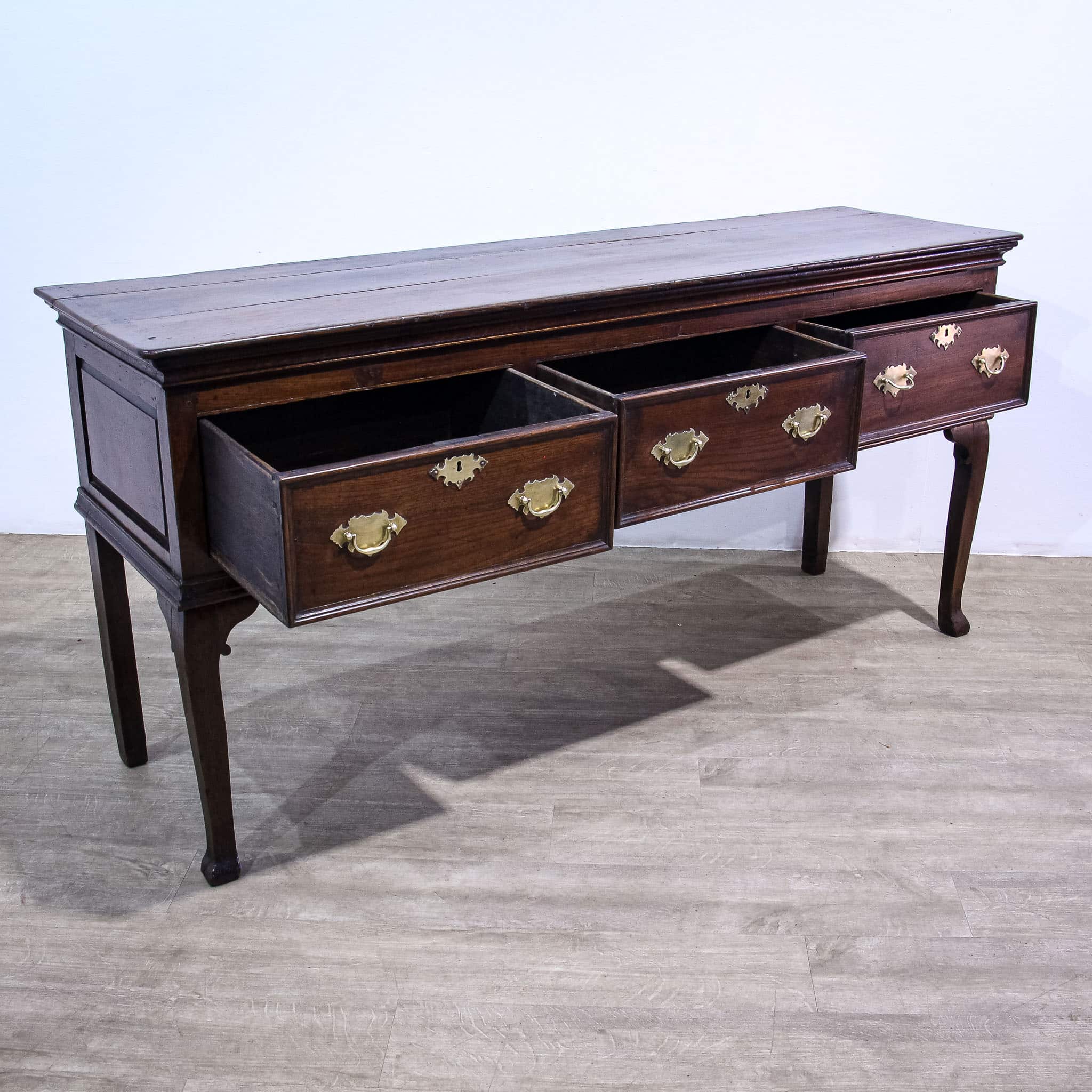 Oak Dresser Base, Server or Console Table