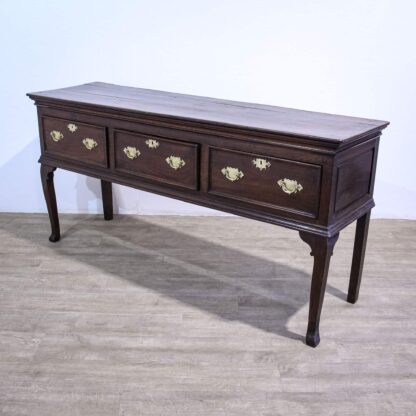 Oak Dresser Base, Server or Console Table - Image 4