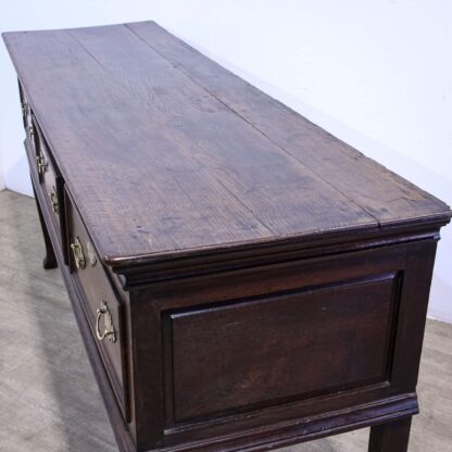 Oak Dresser Base, Server or Console Table - Image 5