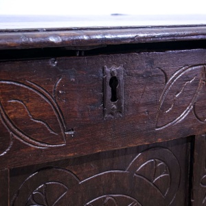 17th Century Carved Oak Coffer