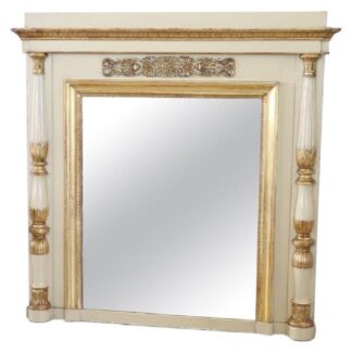 Early 19th Century Neoclassical Large Antique Wall Mirror