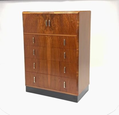 Art Deco Walnut Tallboy C1930 - Image 2