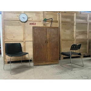 Antique School Cupboard, Linen Pantry Cupboard C1954