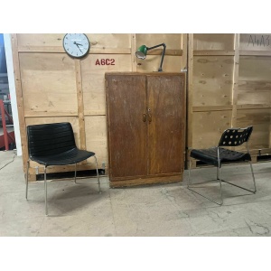 Antique School Cupboard, Linen Pantry Cupboard C1954