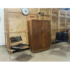 Antique School Cupboard, Linen Pantry Cupboard C1954