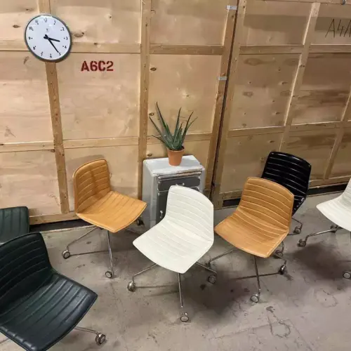Arper Catifa 46 Studio Office Chair Leather