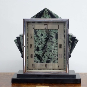 Art Deco Mantel Clock by Goldsmiths & Silversmiths 1930’s
