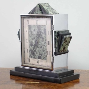 Art Deco Mantel Clock by Goldsmiths & Silversmiths 1930’s