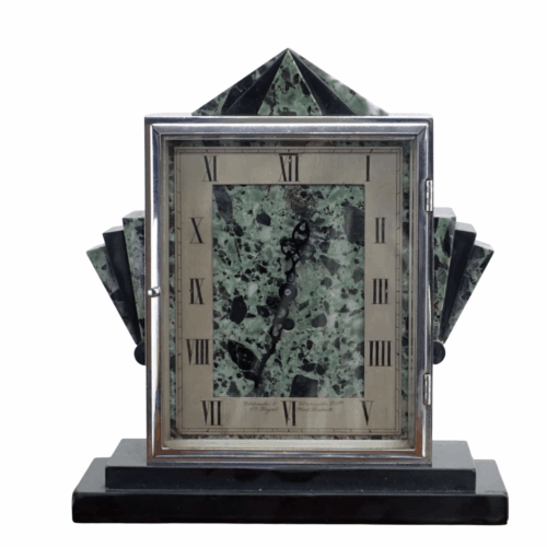 Art Deco Mantel Clock by Goldsmiths & Silversmiths 1930’s